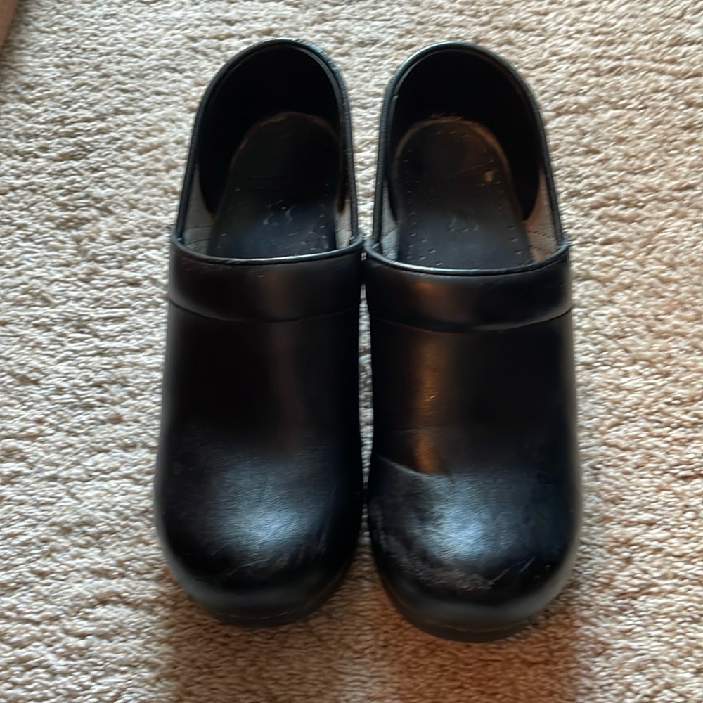 Dansko black clogs